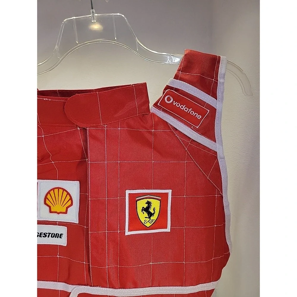 Scuderia Ferrari F1 Backpack Red Shell Vodafone Racing School Book Bag